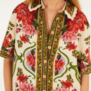 Sand Wonder Rio Crochet LENZING™ ECOVERO™ Euroflax™ Unisex Shirt