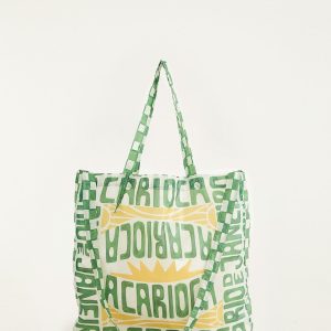 Green Biriba Tote Fruit Bag
