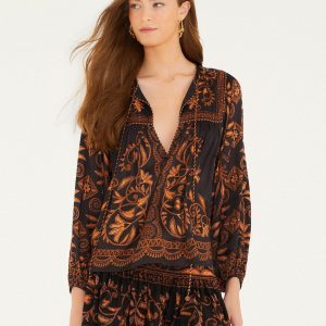 Black Cornely Ainika LENZING™ ECOVERO™ Viscose Mini Skirt